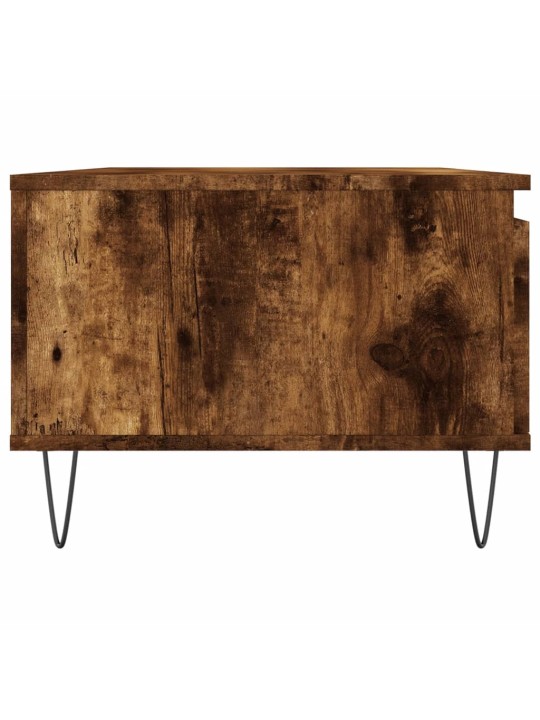 Konferenční stolek kouřový dub 90x50x36,5 cm kompozitní dřevo