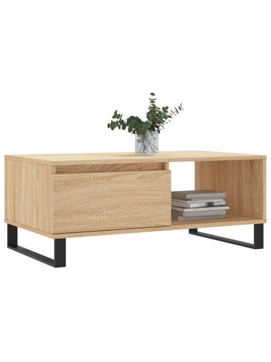 Konferenční stolek dub sonoma 90x50x36,5 cm kompozitní dřevo