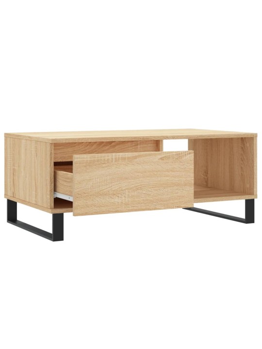 Konferenční stolek dub sonoma 90x50x36,5 cm kompozitní dřevo