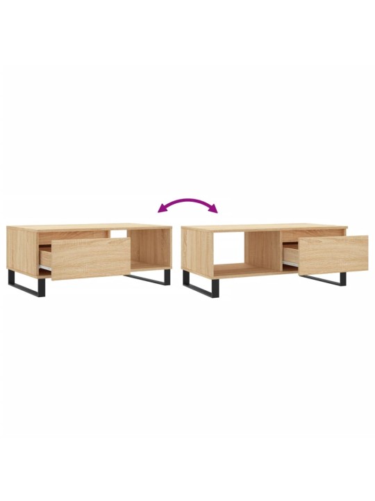 Konferenční stolek dub sonoma 90x50x36,5 cm kompozitní dřevo