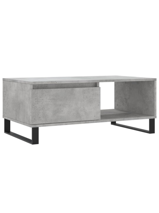 Konferenční stolek betonově šedý 90x50x36,5 cm kompozitní dřevo