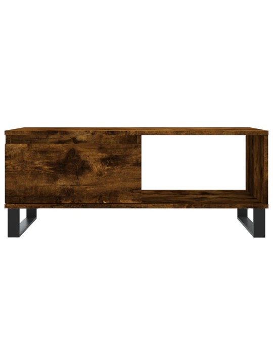Konferenční stolek kouřový dub 90x50x36,5 cm kompozitní dřevo