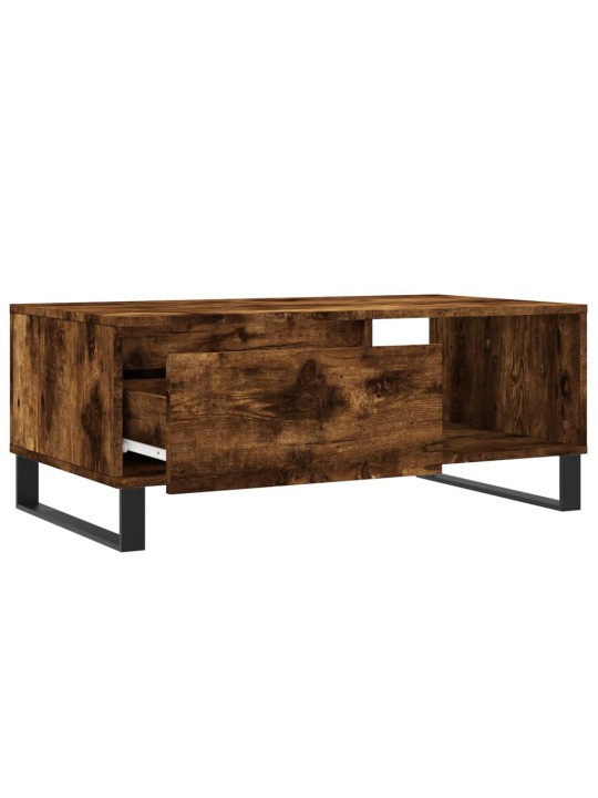 Konferenční stolek kouřový dub 90x50x36,5 cm kompozitní dřevo