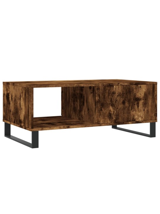 Konferenční stolek kouřový dub 90x50x36,5 cm kompozitní dřevo