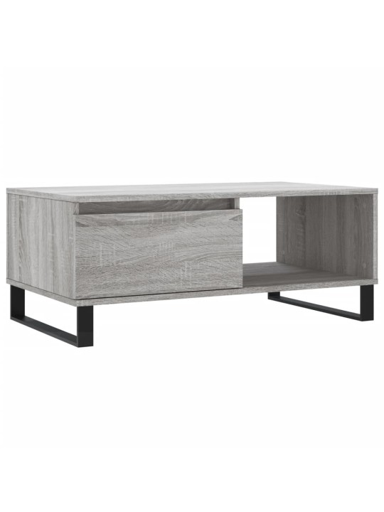 Konferenční stolek šedý sonoma 90x50x36,5 cm kompozitní dřevo