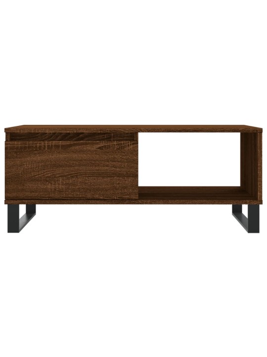 Konferenční stolek hnědý dub 90 x 50 x 36,5 cm kompozitní dřevo