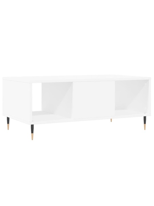 Konferenční stolek bílý 90 x 50 x 36,5 cm kompozitní dřevo