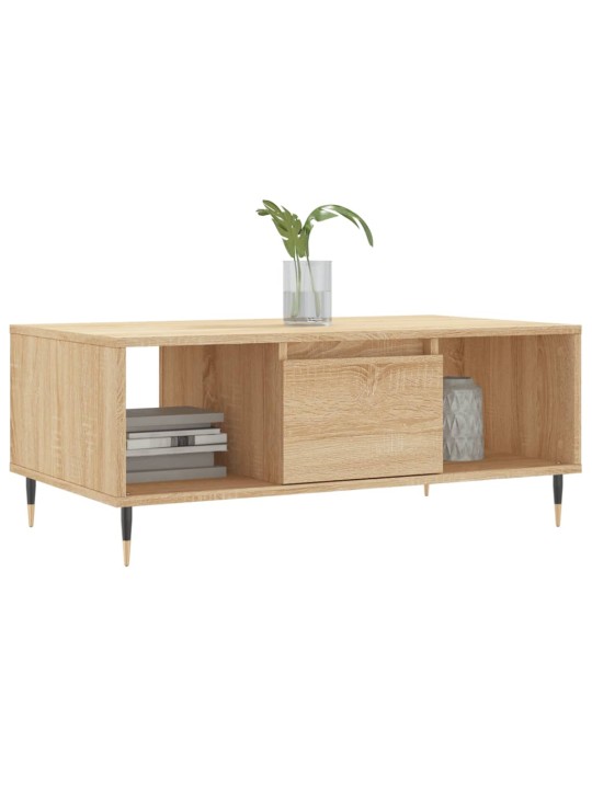 Konferenční stolek dub sonoma 90x50x36,5 cm kompozitní dřevo