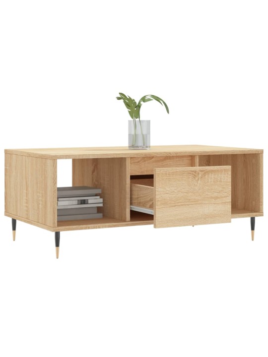 Konferenční stolek dub sonoma 90x50x36,5 cm kompozitní dřevo