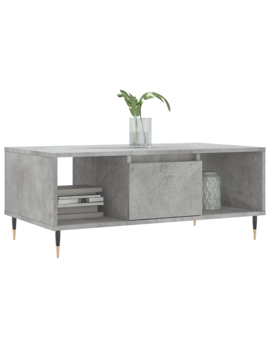 Konferenční stolek betonově šedý 90x50x36,5 cm kompozitní dřevo