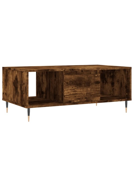 Konferenční stolek kouřový dub 90x50x36,5 cm kompozitní dřevo