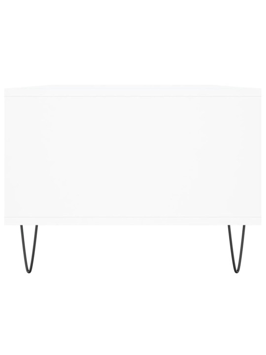 Konferenční stolek bílý 90 x 50 x 36,5 cm kompozitní dřevo