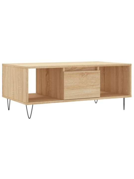 Konferenční stolek dub sonoma 90x50x36,5 cm kompozitní dřevo