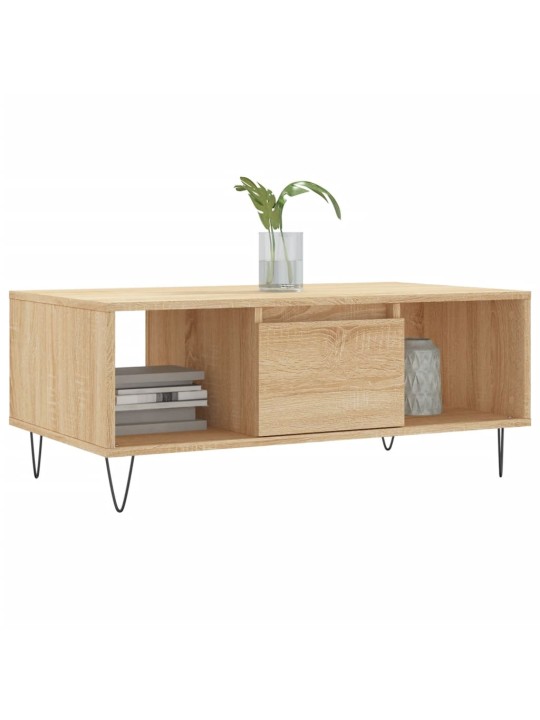 Konferenční stolek dub sonoma 90x50x36,5 cm kompozitní dřevo