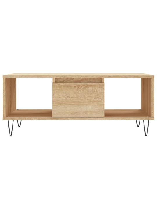 Konferenční stolek dub sonoma 90x50x36,5 cm kompozitní dřevo
