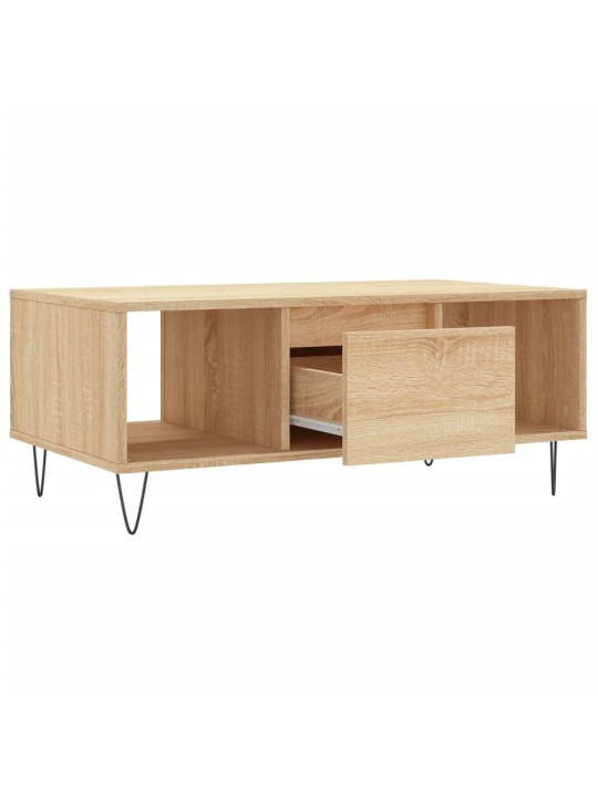 Konferenční stolek dub sonoma 90x50x36,5 cm kompozitní dřevo