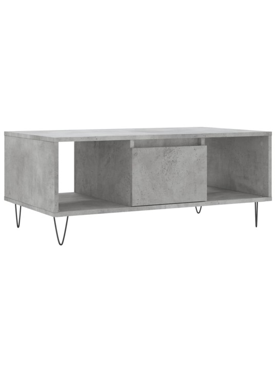 Konferenční stolek betonově šedý 90x50x36,5 cm kompozitní dřevo