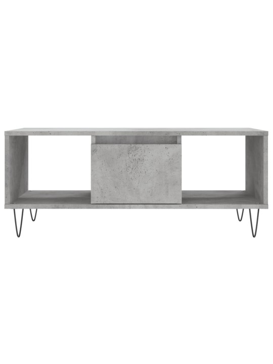 Konferenční stolek betonově šedý 90x50x36,5 cm kompozitní dřevo
