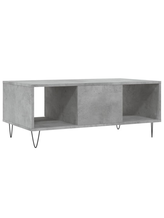 Konferenční stolek betonově šedý 90x50x36,5 cm kompozitní dřevo