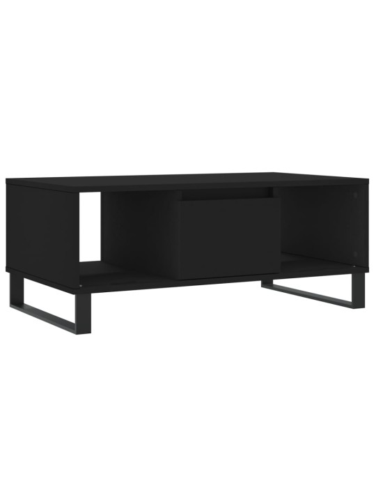 Konferenční stolek černý 90x50x36,5 cm kompozitní dřevo