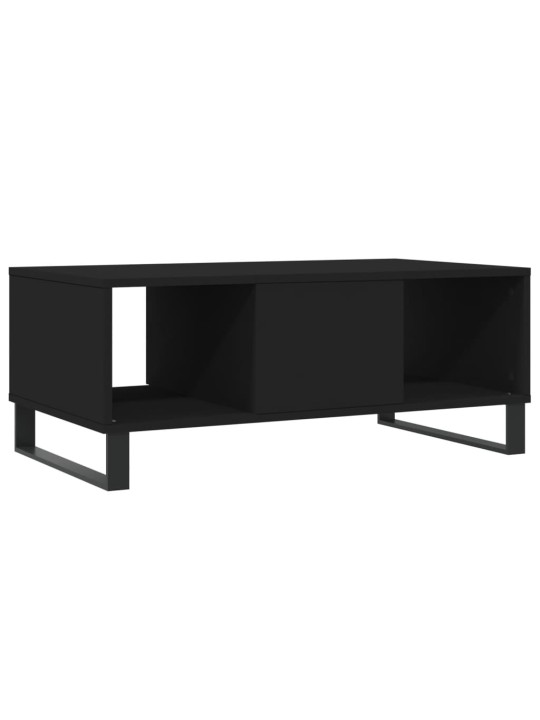 Konferenční stolek černý 90x50x36,5 cm kompozitní dřevo