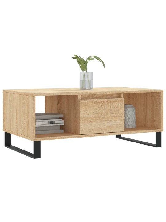 Konferenční stolek dub sonoma 90x50x36,5 cm kompozitní dřevo