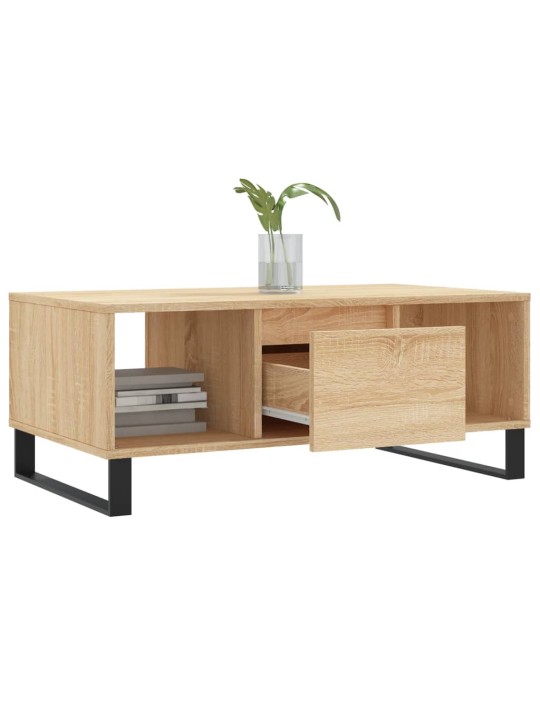 Konferenční stolek dub sonoma 90x50x36,5 cm kompozitní dřevo