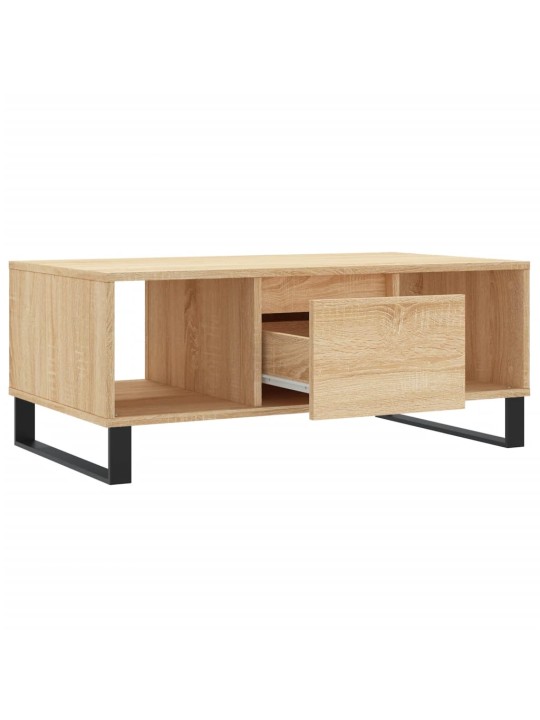 Konferenční stolek dub sonoma 90x50x36,5 cm kompozitní dřevo