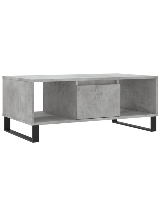 Konferenční stolek betonově šedý 90x50x36,5 cm kompozitní dřevo