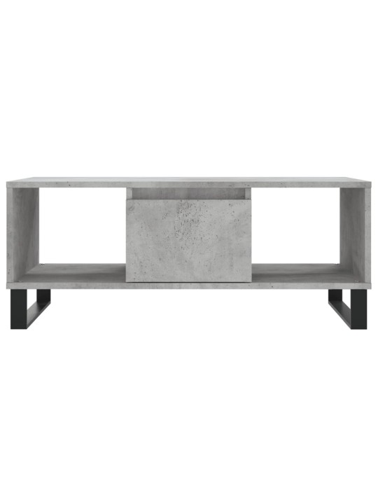 Konferenční stolek betonově šedý 90x50x36,5 cm kompozitní dřevo