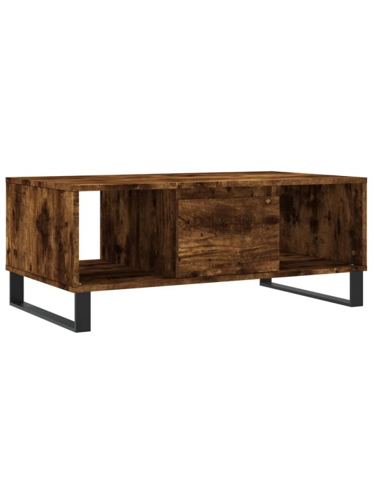 Konferenční stolek kouřový dub 90x50x36,5 cm kompozitní dřevo