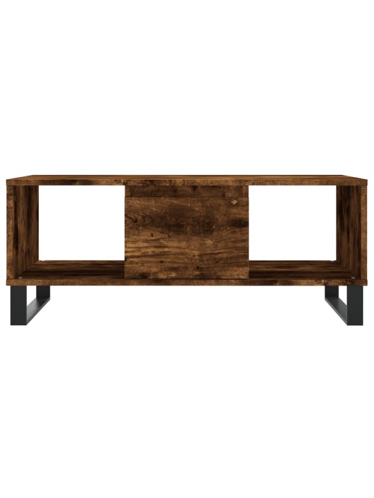 Konferenční stolek kouřový dub 90x50x36,5 cm kompozitní dřevo