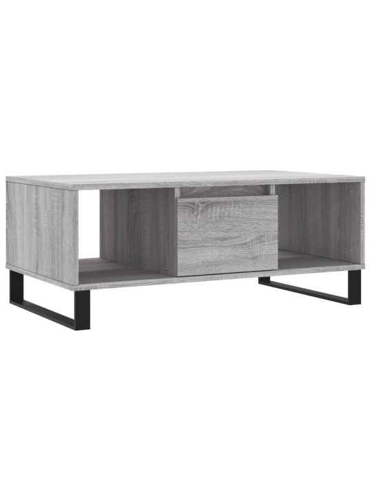 Konferenční stolek šedý sonoma 90x50x36,5 cm kompozitní dřevo