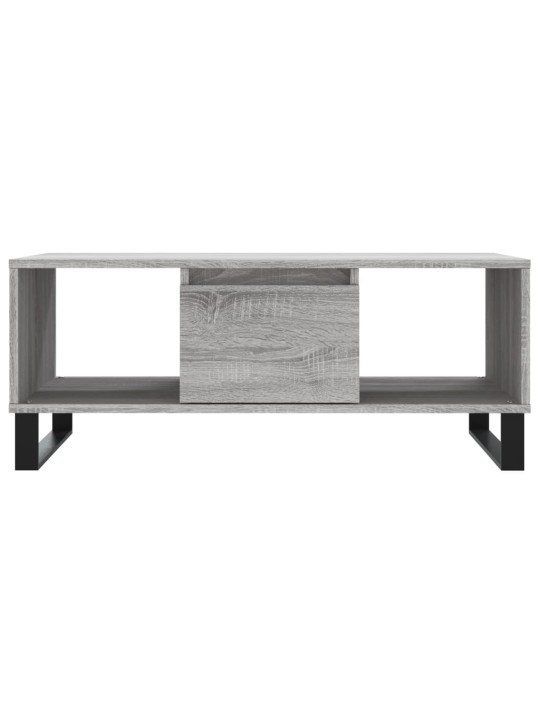 Konferenční stolek šedý sonoma 90x50x36,5 cm kompozitní dřevo