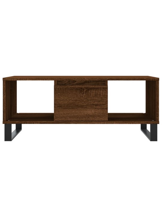 Konferenční stolek hnědý dub 90 x 50 x 36,5 cm kompozitní dřevo