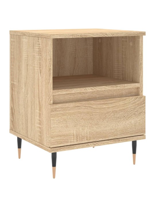 Noční stolky 2 ks dub sonoma 40 x 35 x 50 cm kompozitní dřevo