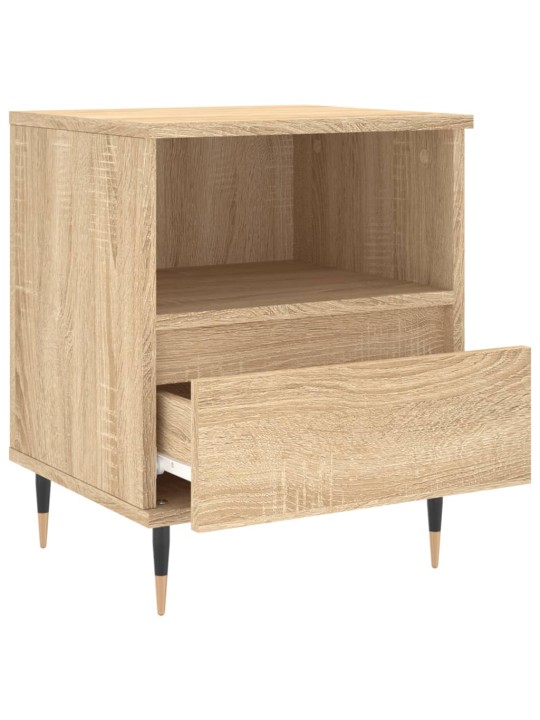 Noční stolky 2 ks dub sonoma 40 x 35 x 50 cm kompozitní dřevo