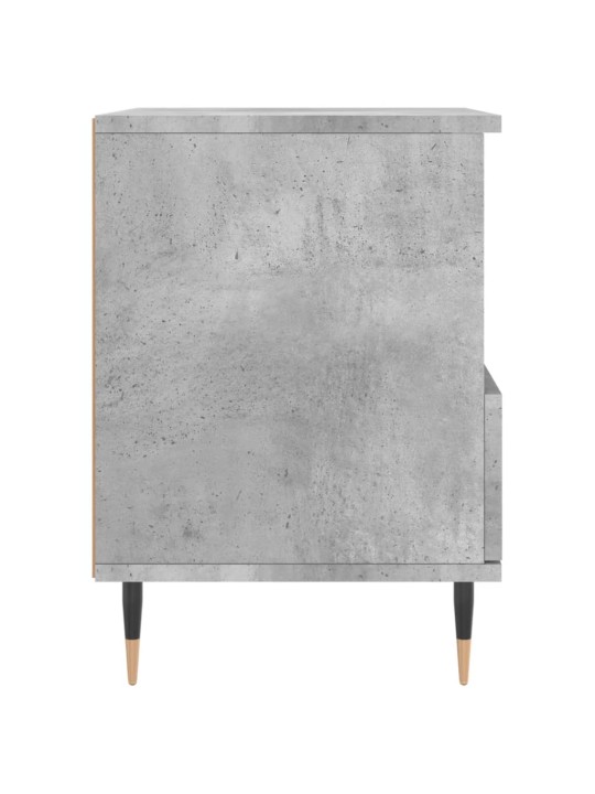 Noční stolek betonově šedý 40 x 35 x 50 cm kompozitní dřevo
