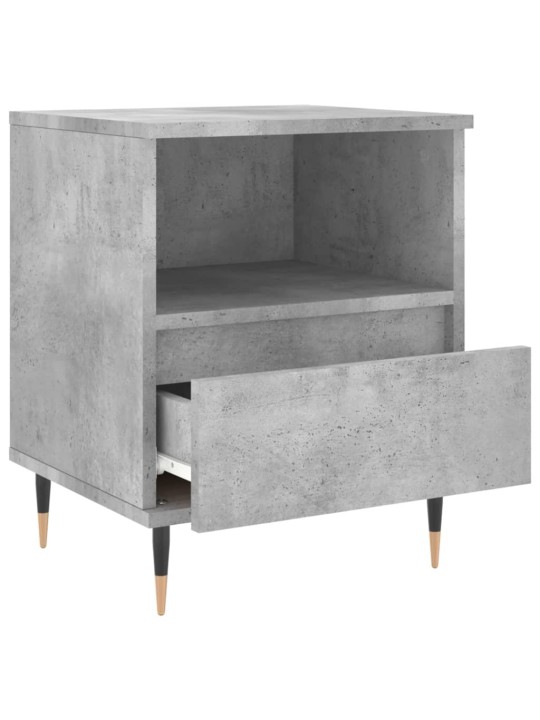 Noční stolky 2 ks betonově šedé 40x35x50 cm kompozitní dřevo