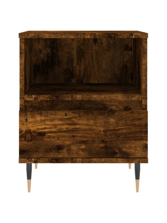 Noční stolky 2 ks kouřový dub 40 x 35 x 50 cm kompozitní dřevo