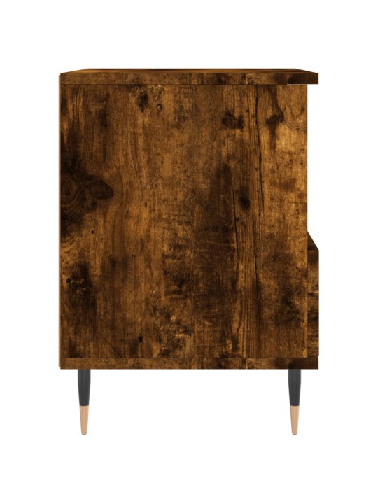 Noční stolky 2 ks kouřový dub 40 x 35 x 50 cm kompozitní dřevo