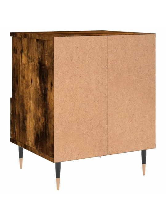 Noční stolky 2 ks kouřový dub 40 x 35 x 50 cm kompozitní dřevo