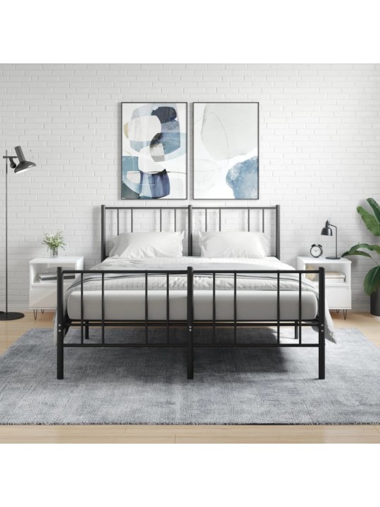 Noční stolky 2 ks lesklé bílé 40 x 35 x 50 cm kompozitní dřevo