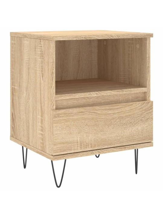 Noční stolky 2 ks dub sonoma 40 x 35 x 50 cm kompozitní dřevo