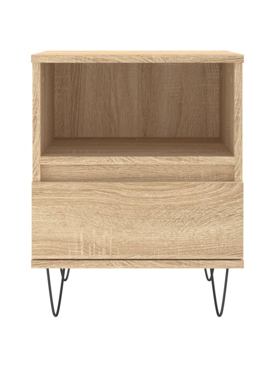 Noční stolky 2 ks dub sonoma 40 x 35 x 50 cm kompozitní dřevo