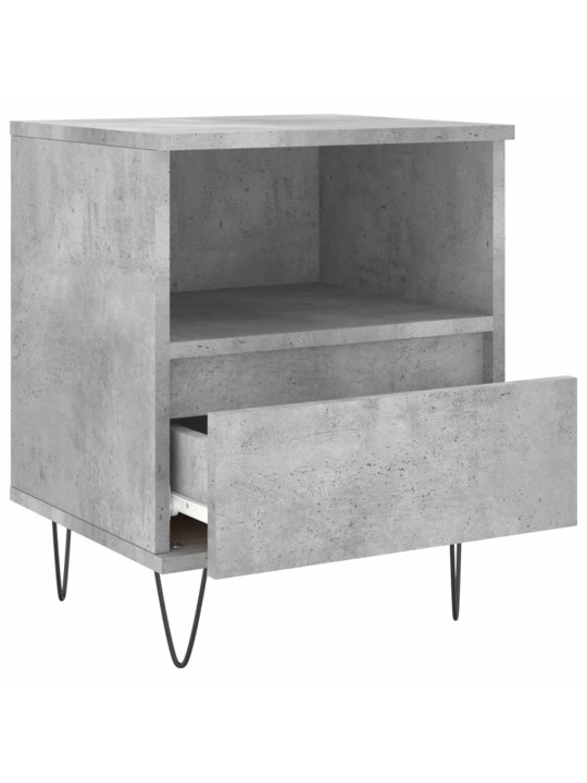 Noční stolky 2 ks betonově šedé 40x35x50 cm kompozitní dřevo