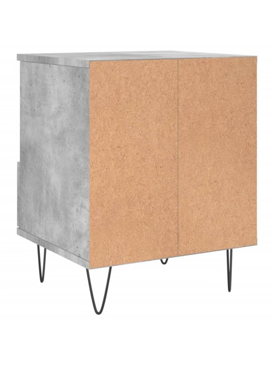 Noční stolky 2 ks betonově šedé 40x35x50 cm kompozitní dřevo
