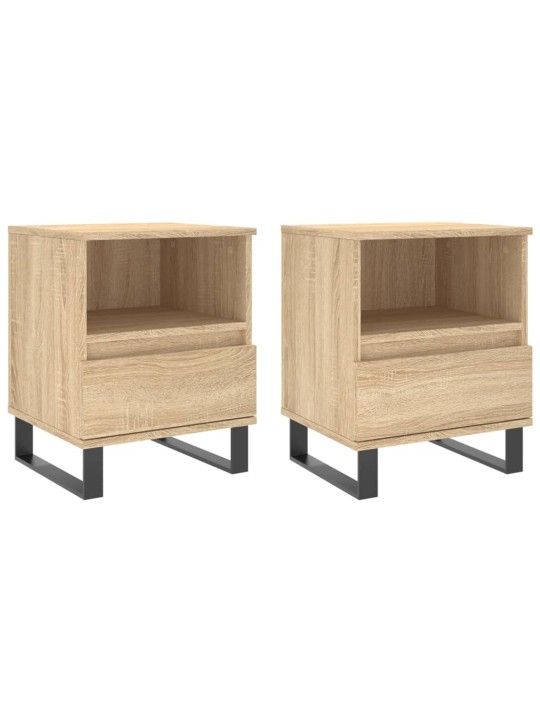 Noční stolky 2 ks dub sonoma 40 x 35 x 50 cm kompozitní dřevo