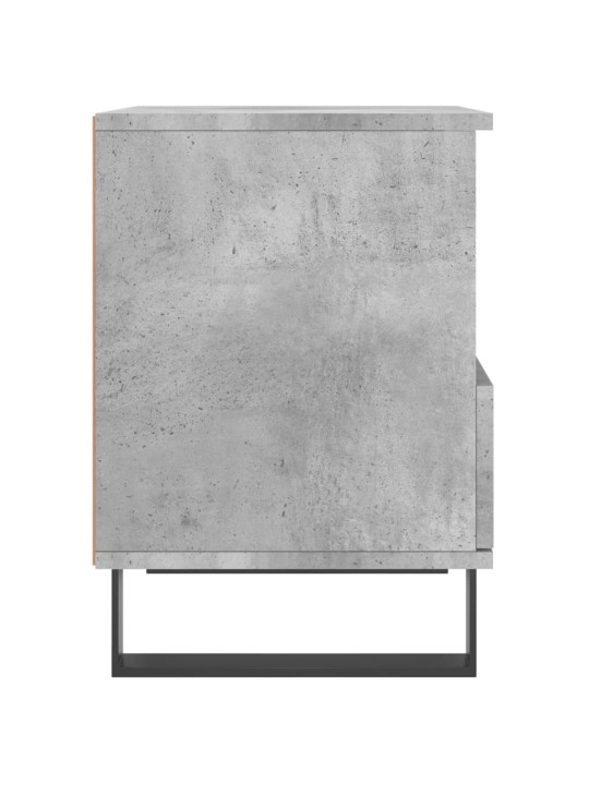 Noční stolek betonově šedý 40 x 35 x 50 cm kompozitní dřevo
