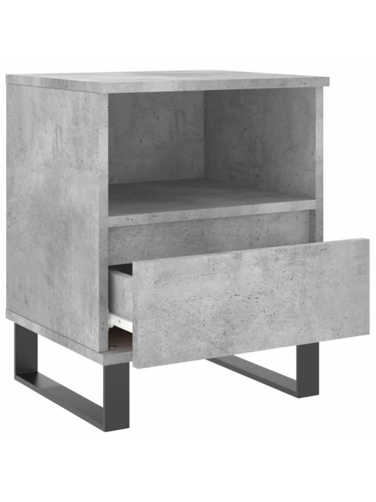 Noční stolky 2 ks betonově šedé 40x35x50 cm kompozitní dřevo
